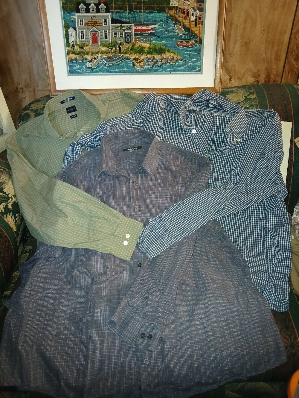 Mens Casual Button Down Shirt with Classic Collar Bundle